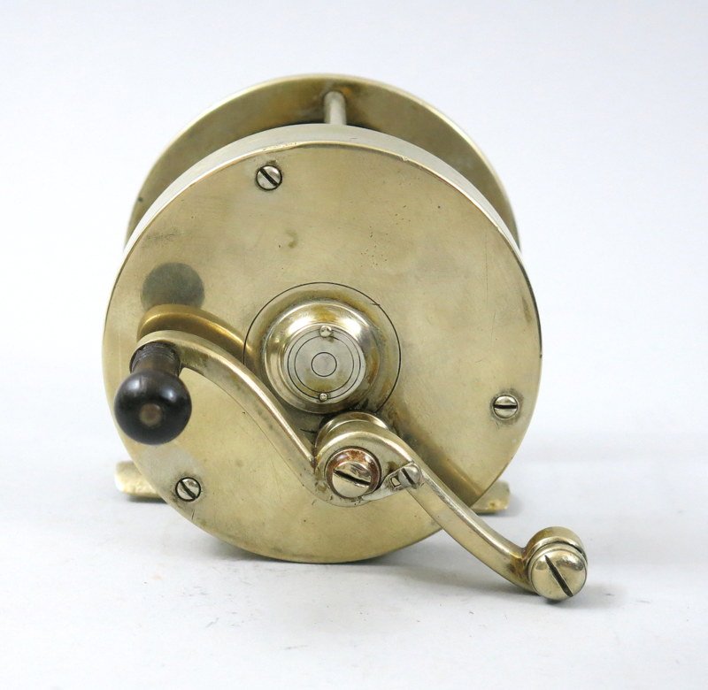 Early German Silver "S" Handle Reel (1 of 3)