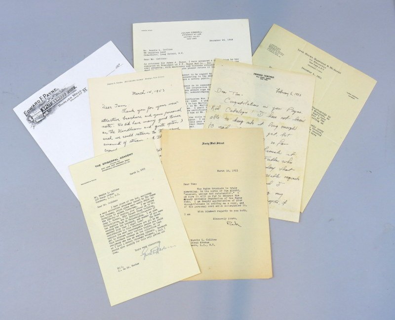 Nine Letters Related to the Payne Rod Company (1 of 10)