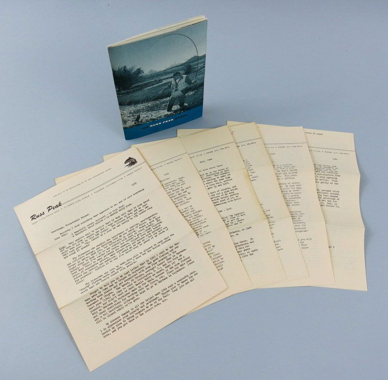 Ephemera from Master Fiberglass Rod Builder, Russ Peak (1 of 2)