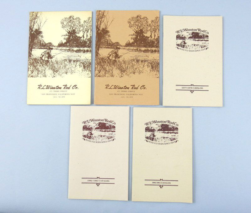 Five R.L. Winston Company Catalogs and Letter (1 of 3)