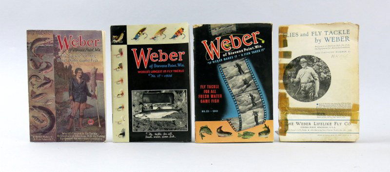 Four Weber Catalogs 1934-1942 (1 of 2)