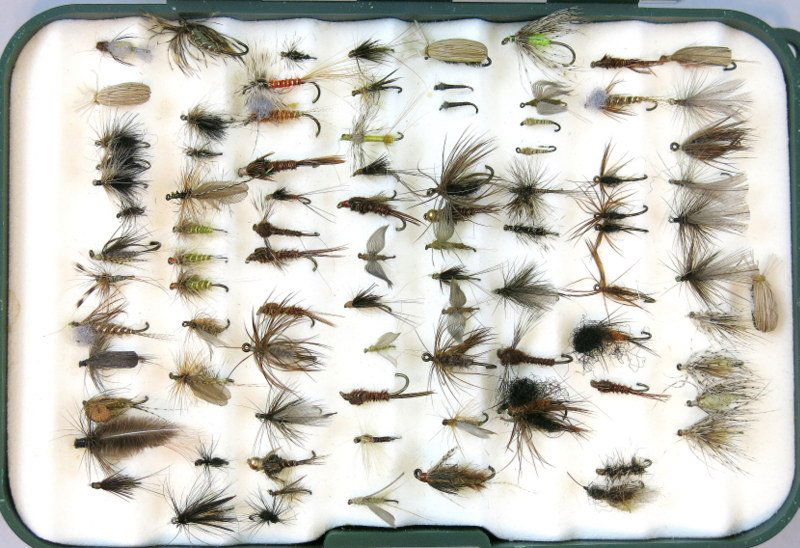 Ninety Ernest Schwiebert Flies (1 of 3)