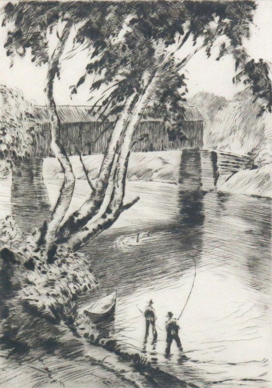 "Miramichi River" by Ralph Boyer (1 of 3)