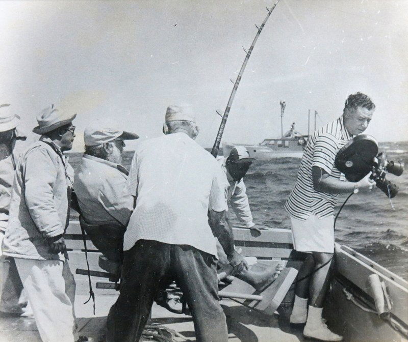 Large Photograph of Ernest Hemingway in Fighting Chair (1 of 3)