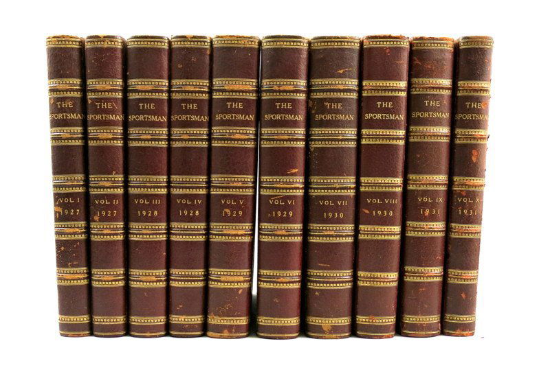 First Ten Volumes of The Sportsman Magazine 1927-1932 (1 of 10)