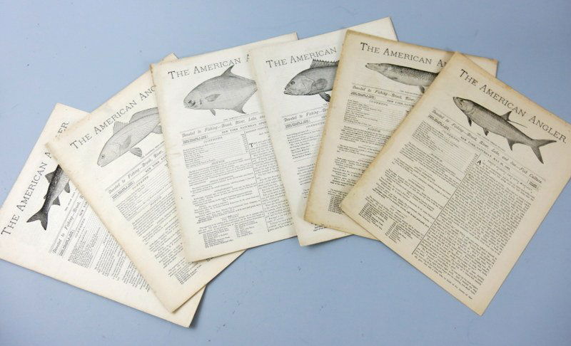 Six Issues of The American Angler Magazine 1882 (1 of 1)