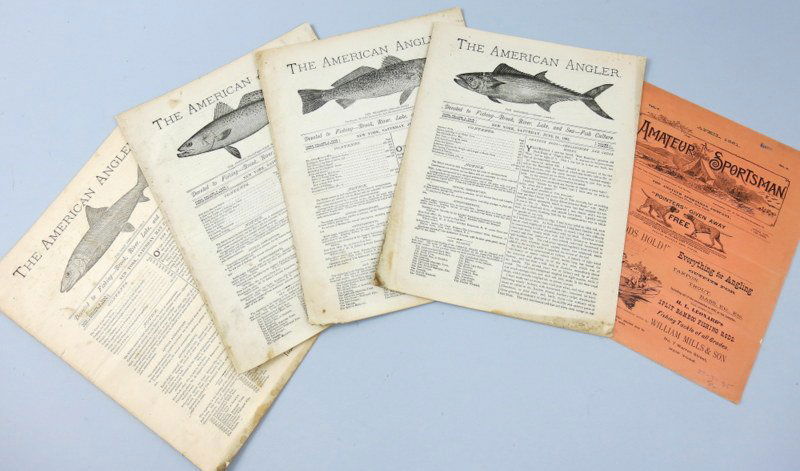 Five Issues of Early Sporting Magazines 1882 and 1891 (1 of 1)