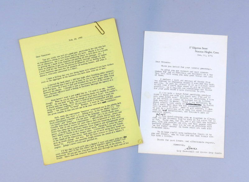 Two Letters from Sparse Grey Hackle (1 of 8)