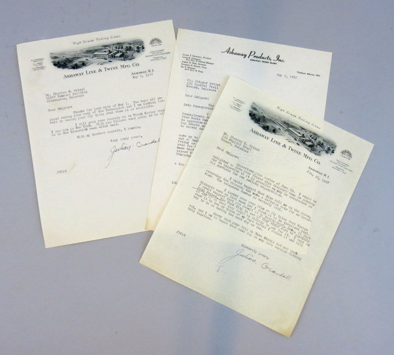 Three Letters from the Ashaway Line & Twine MFG. Co. (1 of 4)