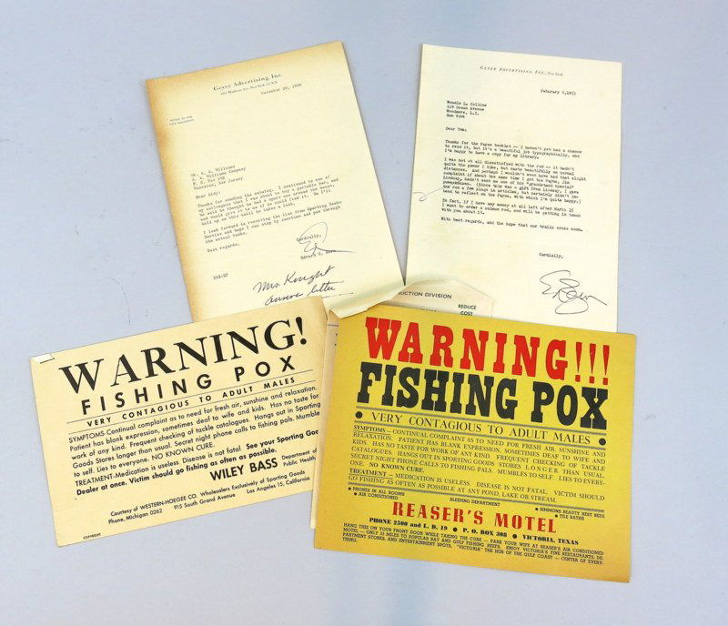 Two Letters from Ed Zern and Humourous Material (1 of 6)