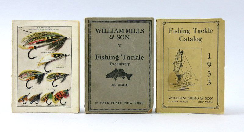 Three William Mills Fishing Tackle Catalogs (1 of 2)