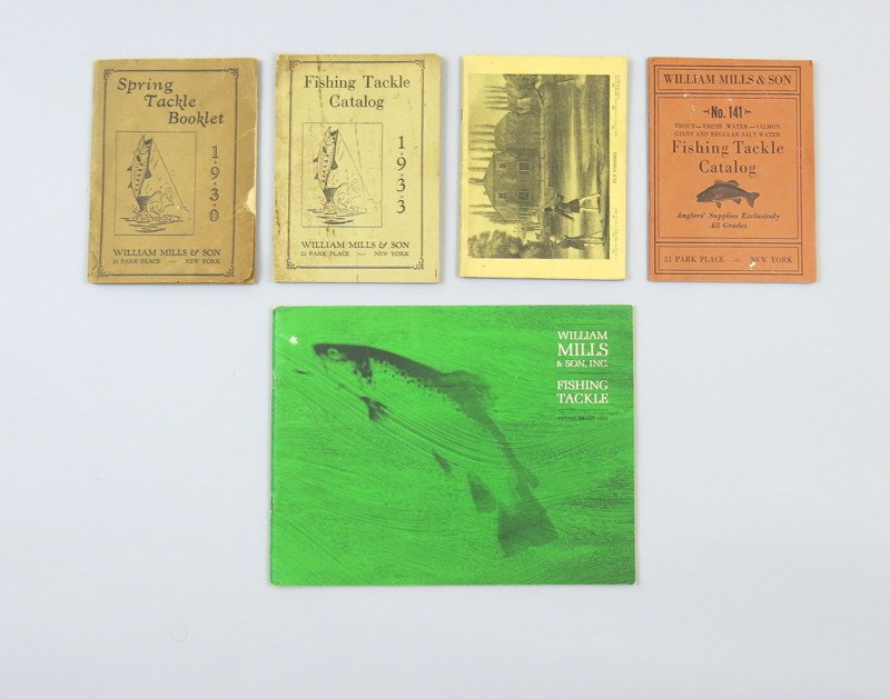 Five Wm. Mills & Son Fishing Tackle Catalogs (1 of 2)