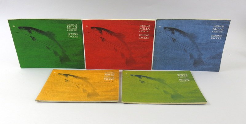 Five William Mills Fishing Tackle Catalogs 1963-1967 (1 of 2)