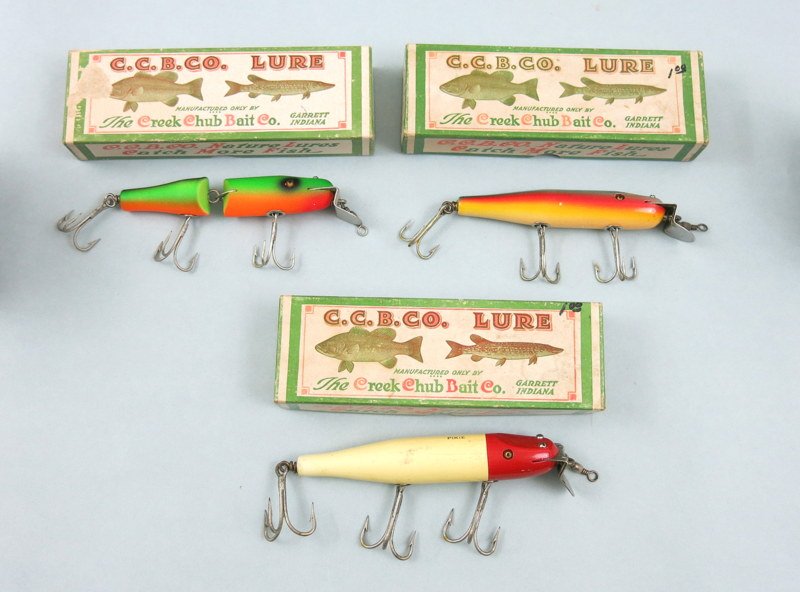 Group of 3 Creek Chub Boxed Lures (1 of 4)