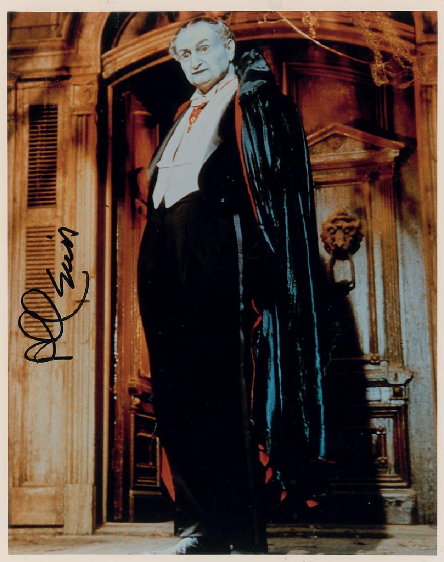 Munsters: Al Lewis: Group of four different glossy 8 x 10 photos of Lewis as Grandpa Munster in the classic television series The Munsters, each signed in black felt tip. In fine condition. Originally obtained by in-pers