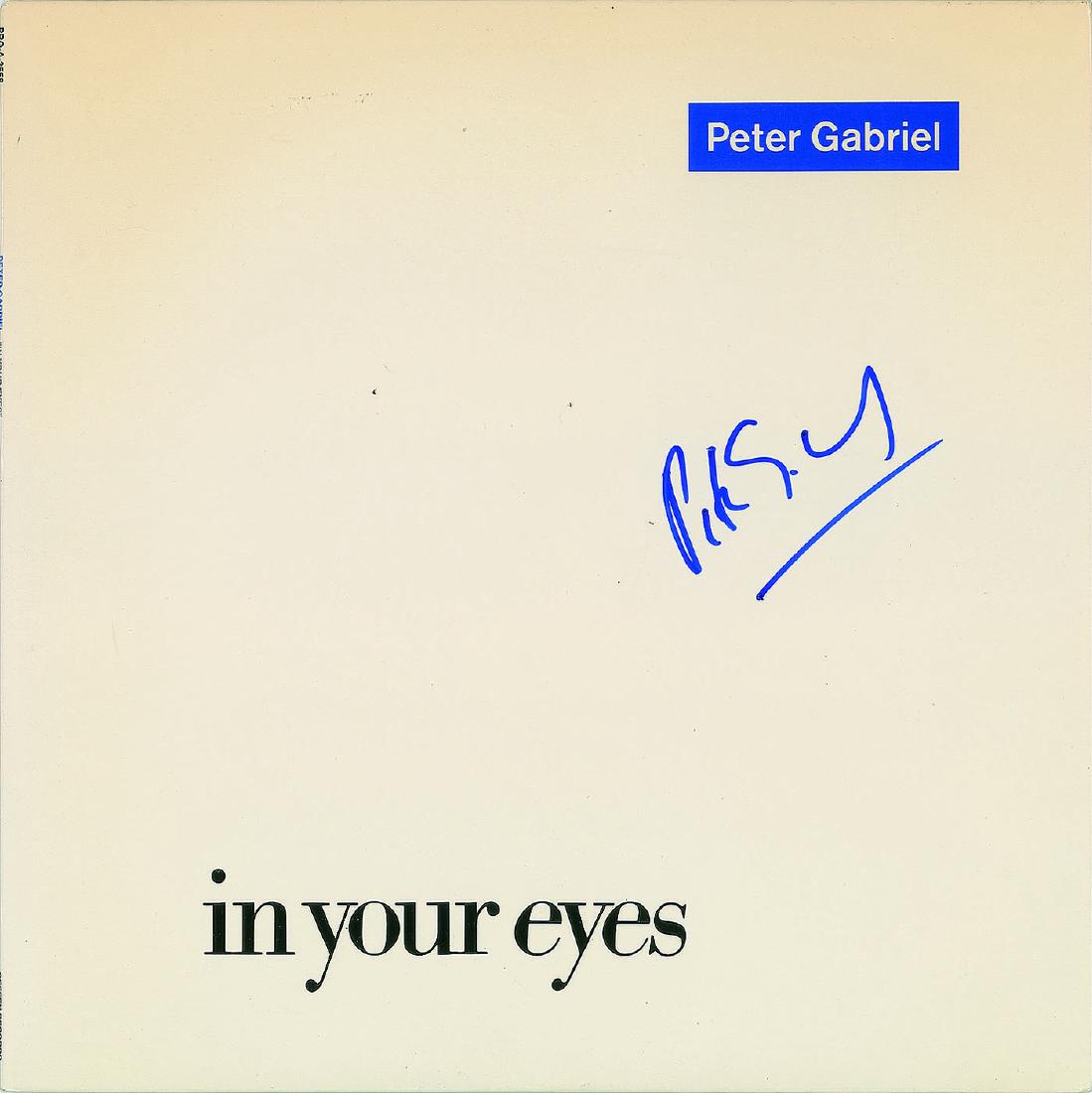 Peter Gabriel Signed Album (1 of 1)