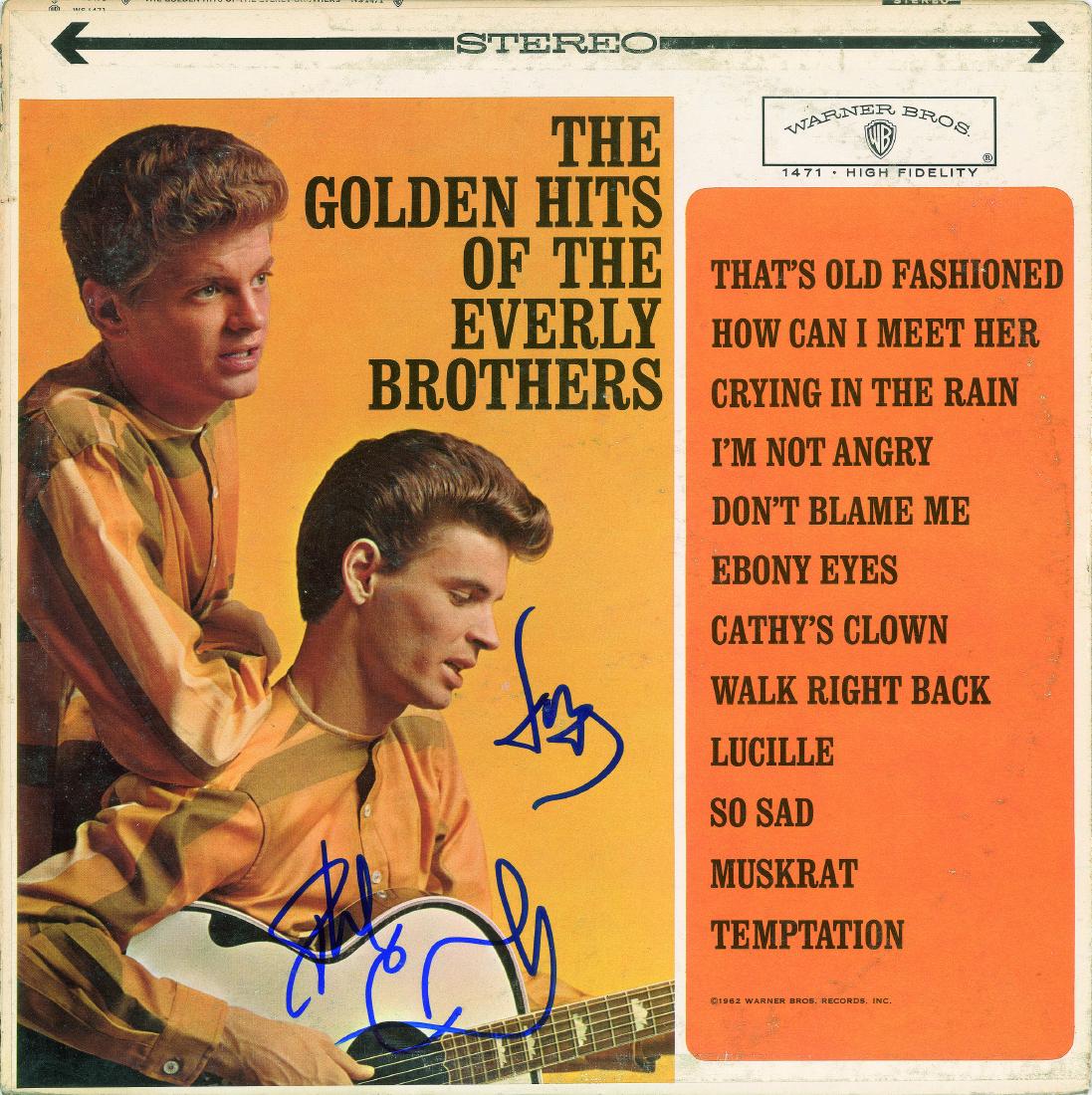 The Everly Brothers Signed Album (1 of 1)