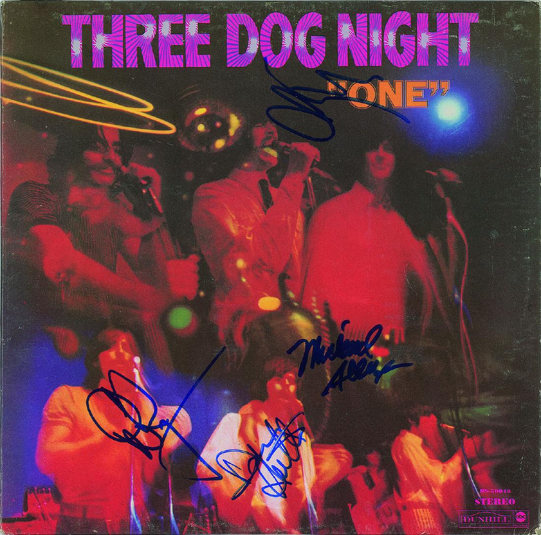 Three Dog Night Signed Album (1 of 1)