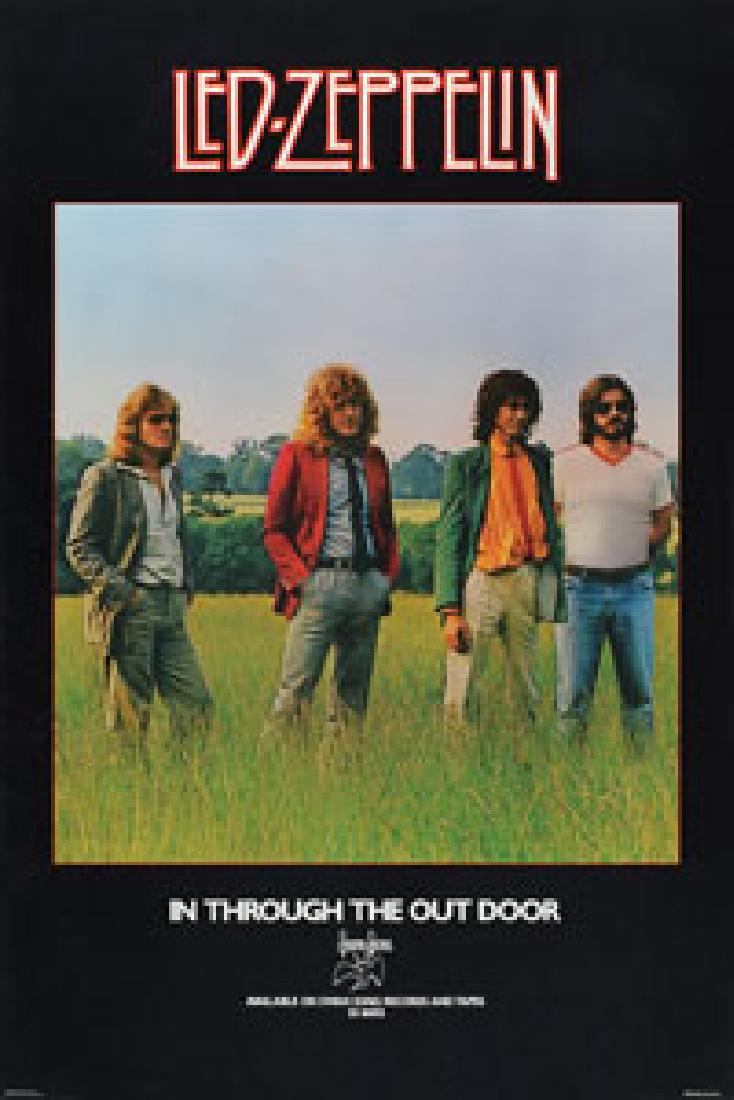 Led Zeppelin In Through The Out Door Promo Poster Mar 14 2019