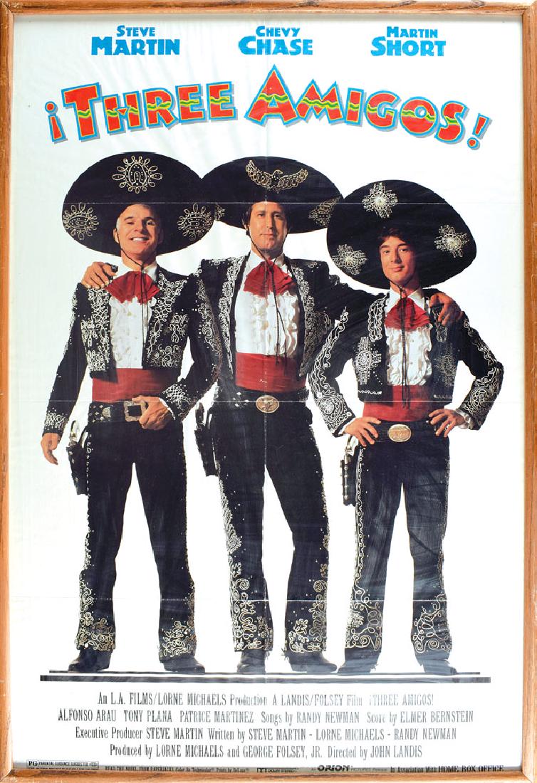 Three Amigos Collection of (5) Concept Prints and: Collection of five prints of concept drawings associated with Old Tucson Studios and the production of the 1986 Western comedy Three Amigos, which starred Steve Martin, Chevy Chase, and Martin Short a