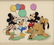 Mickey and Minnie Mouse, Donald Duck, and Pluto