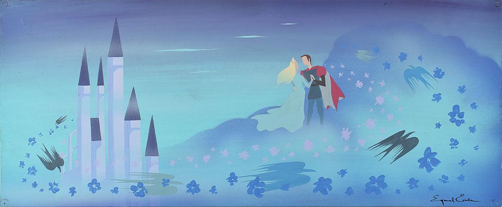 Eyvind Earle Concept Painting Of Sleeping Beauty And Jan 08 2020 Rr Auction In Ma eyvind earle concept painting of sleeping beauty and