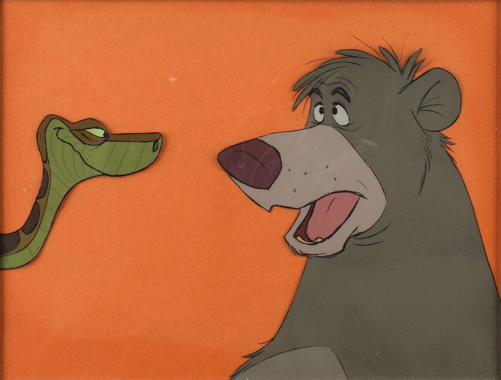 Baloo And Kaa Production Cel From The Jungle Book Jan 08 2020 Rr Auction In Ma