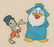 Jiminy Cricket and Donald Duck's ancestor production - 2