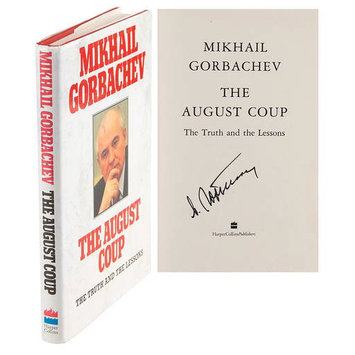 Mikhail Gorbachev Signed Book