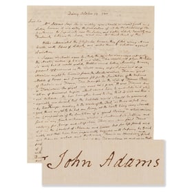 John Adams Autograph Letter Signed on Classical Education and American Politics: "Our People are the