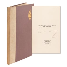 Oscar Wilde Signed Book - The Ballad of Reading Gaol (Ltd. Ed., #16/99)