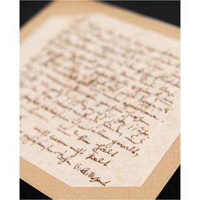 Wolfgang Amadeus Mozart Autograph Letter Signed, Writing to His Father from Augsburg in October 1777