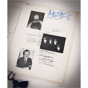 Beatles Signed 1963 Royal Performance Program