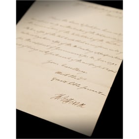 Thomas Jefferson Letter Signed Communicating Acts for the First United States Census and Rules for