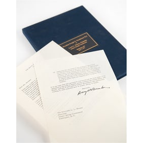President Dwight D. Eisenhower and Israel's Secret Atomic Weapons Program - Letter Affirming a