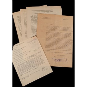 Erwin Rommel World War II-Dated Typed Letter Signed, Enclosing a Report on His Near-Fatal Wound and