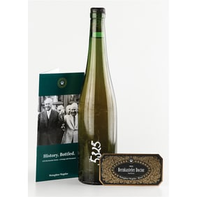 Historic 1953 Bernkasteler Doctor Riesling Bottle of Wine - The Vintage Poured at the