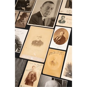 Composers (44) Signed Photograph Collection Highlighted by Romantic-era Masters Pyotr Ilyich