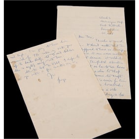 George Orwell Autograph Letter Signed on Tuberculosis and Finishing Nineteen Eighty-Four: "I'd done