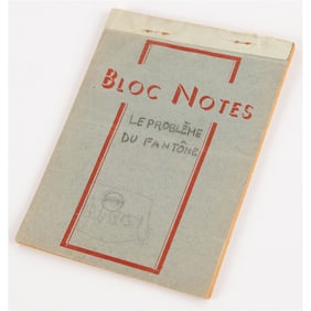 Rene Magritte's Mid-1940s Sketchbook, 'Le Probleme du Fantome' - Featuring Nearly 50 Original