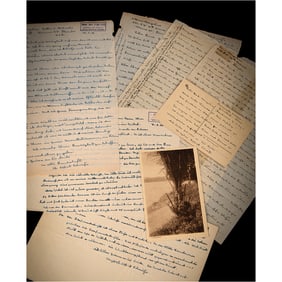 Albert Schweitzer Archive of (12) Letters and Notes on Philosophy, Aphorisms, and Nuclear Weapons: