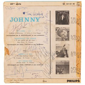 Jimi Hendrix Experience Signed 45 RPM Record - Obtained After Their Second-Ever Show as a Band