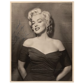 Marilyn Monroe Signed Oversized Photograph for The Asphalt Jungle