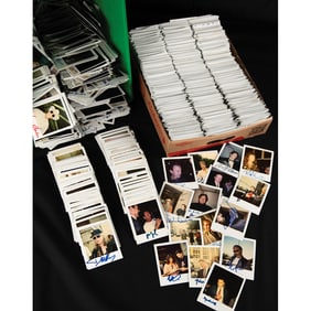 Celebrity Polaroid Collection of Over 7,500 Signed Candid Photographs