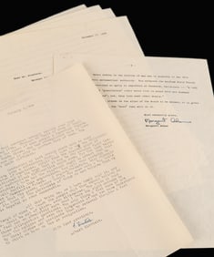 Albert Einstein Typed Letter Signed: "I have become in the minds of some people a legendary figure,