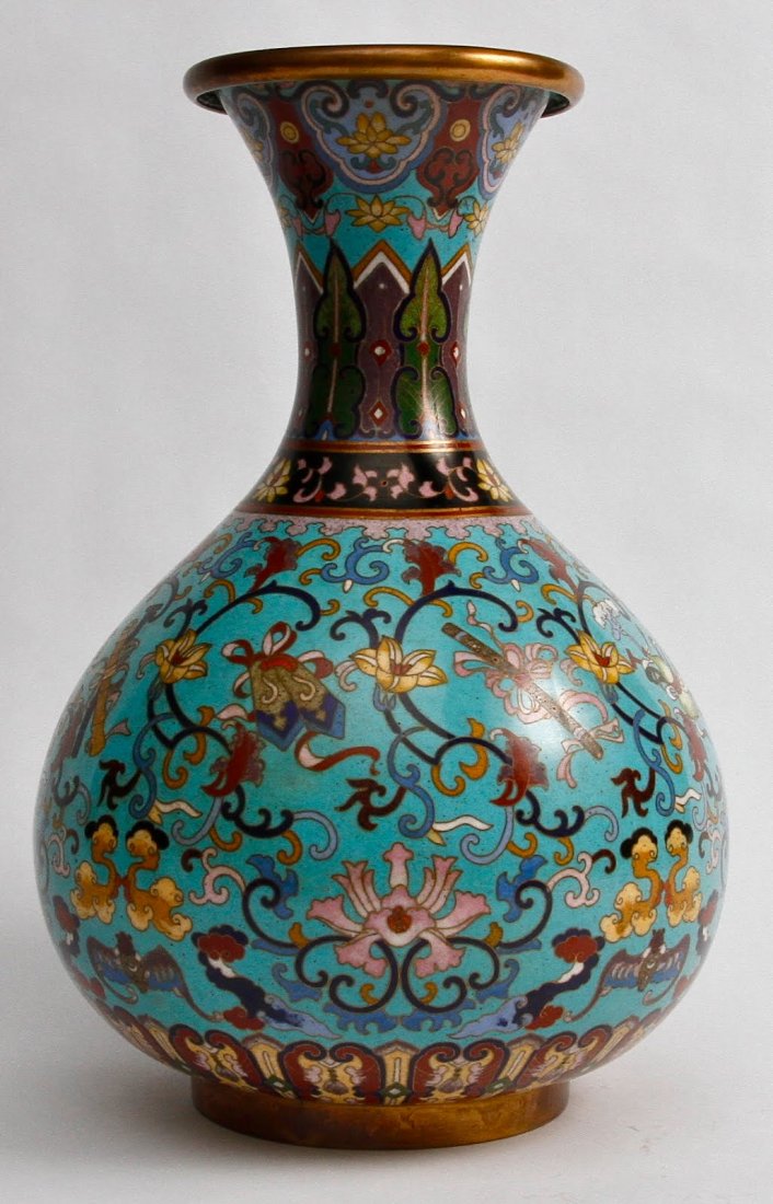 38 Antique Chinese Cloisonne Vase Sep 28, 2012 Imperial