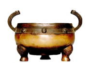 A Heavy Bronze Tripod Censer, 18th/19th Century