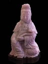 Massive Rose Quartz Guanyin, circa 1900