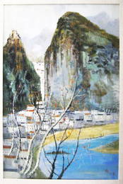 Oil on Canvas, Attributed to Wu Guanzhong (1919-2010)