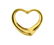 Tiffany & Co Elsa Peretti 18K Gold Open Heart